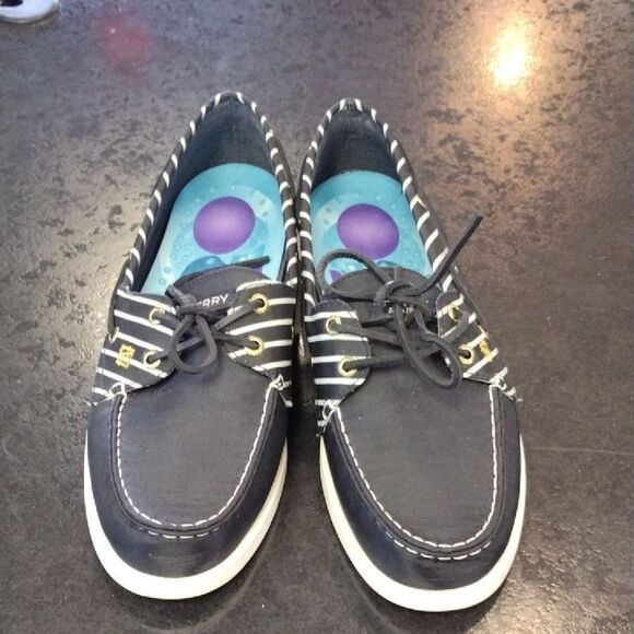 Sperry Black Boat Shoes - Picture 1 of 6